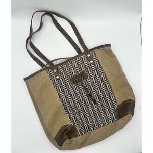 MYRA Unique Key Upcycled Canvas Tote‎ Bag